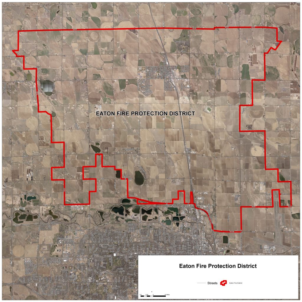 Map of Eaton Fire Protection District